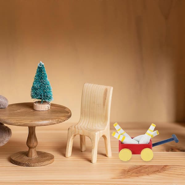 Bowlingkegle Miniature Træmodel til Underholdning for Børn