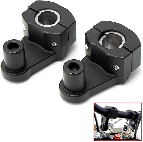 Motorcykelstyre Riser Universal Handlebars Risers Passar För 7/8\" 22mm / 11/8\" 28mm Aluminium Alla
