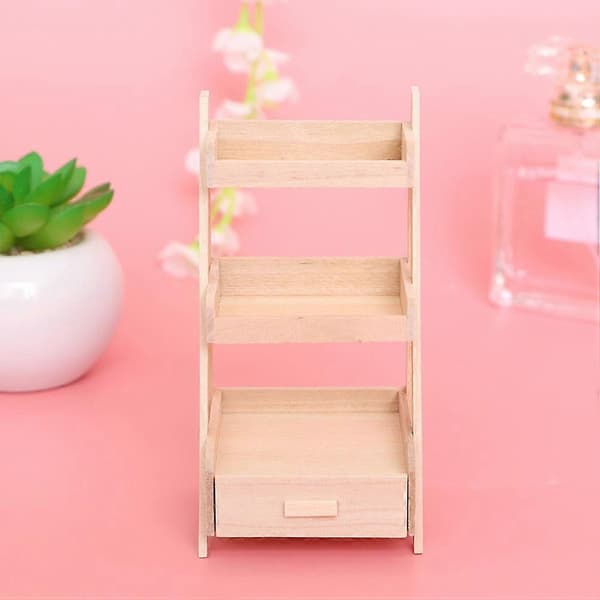 Mini Pergola Miniature Blomsterhylde til Dekoration 2 Stk Træmodel