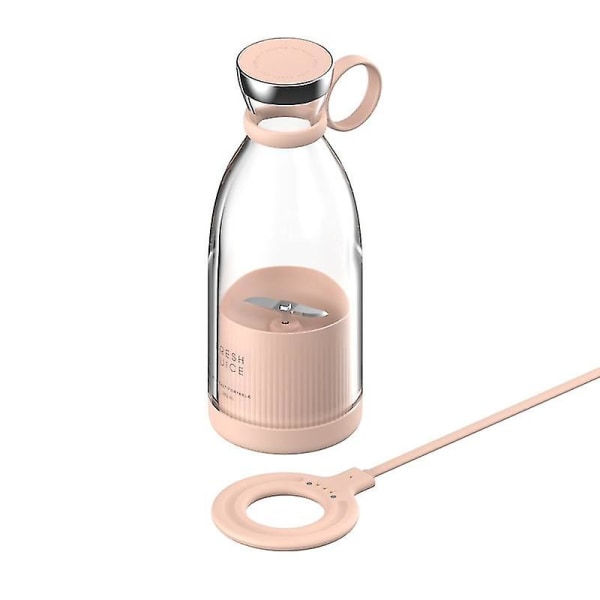 Mini Kannettava langaton lataus Juicer Cup pink