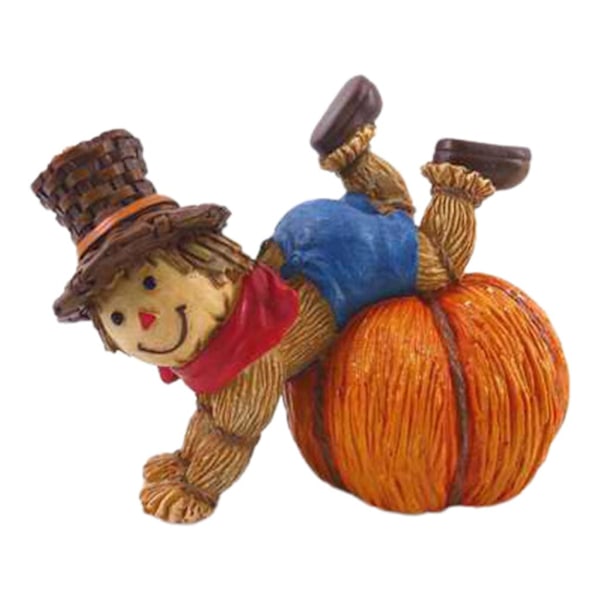 Thanksgiving Statue Thanksgiving Day Pumpkin Figurine Decorations Ornaments