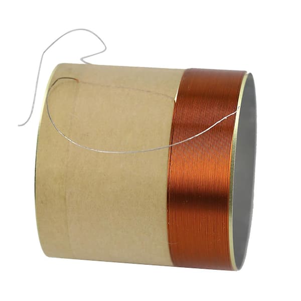 Woofer-röstspolar, reservdelar för bashögtalare, 38,5 mm bashögtalarröstspolar, vit