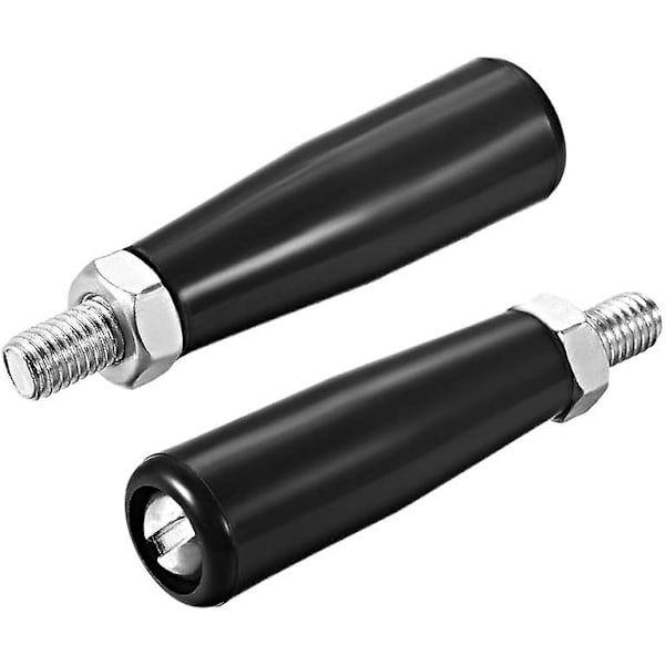 Klemmehåndtak Skru Knotter Håndtak, M8 x 47mm (DXL) Gjengede Plast Metall Dreiehåndtakgrep 2stk