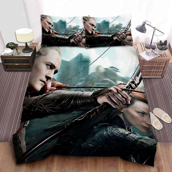 v5318 Sängkläder Sagan om Ringen Legolas Påslakanset Överkast Doona Överdrag Barn Sängkläder IU5318 200x200cm 78x78in