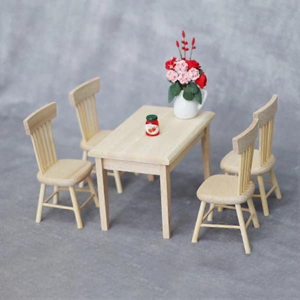 Miniature Møbler Dukke Møbelsæt til Dekoration 1Sæt