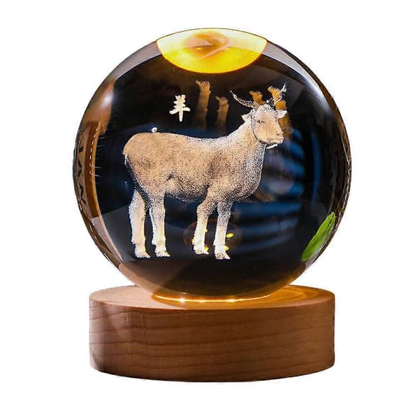 3D Lyckoamulett för Entrén Lyckoamulett Skulptur Amulett E1N5 sheep6cm 1pcs