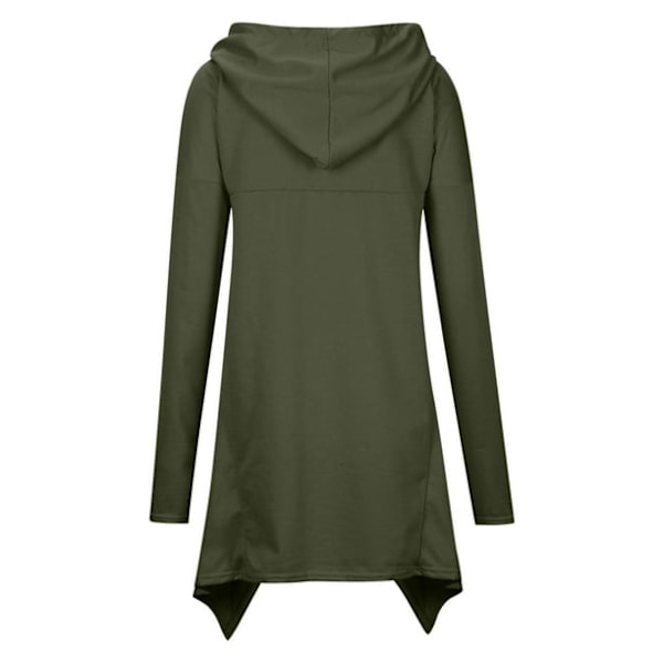 Womens Sweatshirts,Women Plus Size Casual Long Sleeve Loose Medium And Long Tops Hooded Sweatshirts Printed Women Blouse Thanksgiving Print,XL Army Green XL