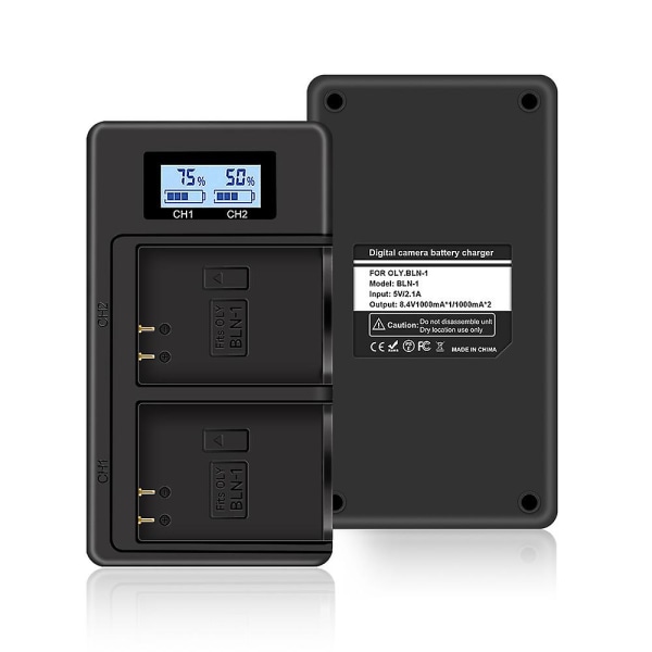 Bln1 Compatible With Olympus Em1/em5/ep5/em5ii Battery Charger 1 battery