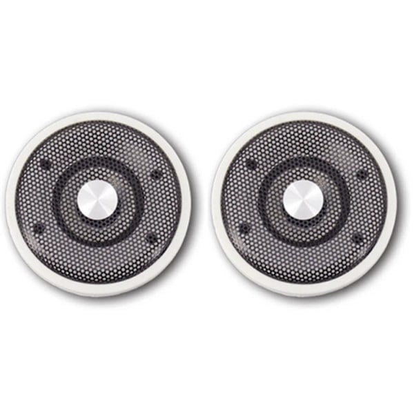 1 par vattentäta 4ohm 15w full marina båtar tak vägg högtalare gräsmatta J60a(vit) White