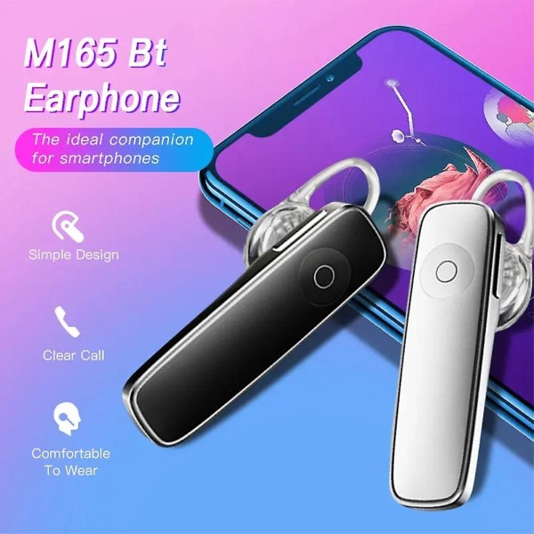 Bluetooth-headset trådløse in-ear stereo-hovedtelefoner håndfri øretelefon øreprop R5 Black