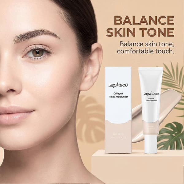 Kollagenfärgad fuktkräm – 50 ml Lvory White