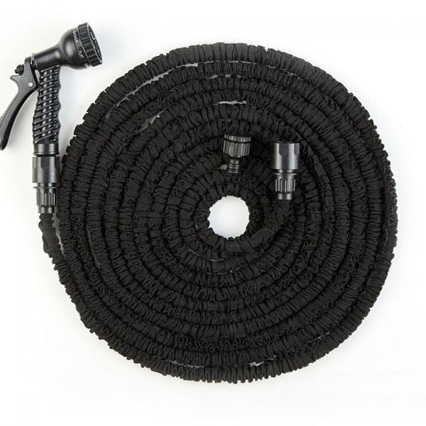 Expandable Garden Hose - 30 Meter Flexible Expanding Water Hose, Lightweight, Leak-Proof with 7-Function Spray Gun
