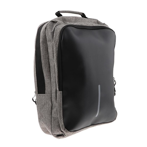 Waterproof Travel Backpack Tablet Laptop Bag With Charger Outdoor Bag Grey Grey