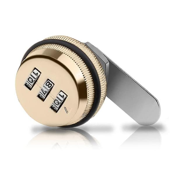 Kombination Cam Lock Safe Cabinet Skuffe Digital Kode Til Postkasse Nøglefri Bronze