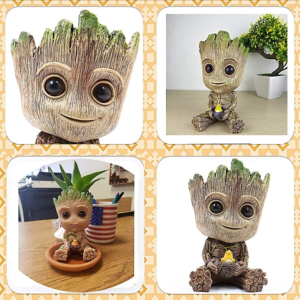 Kukkruukkupuu Kynä Kukkruukku Baby Groot Kukkruukku Kasvi Kynä Toimintahahmo A