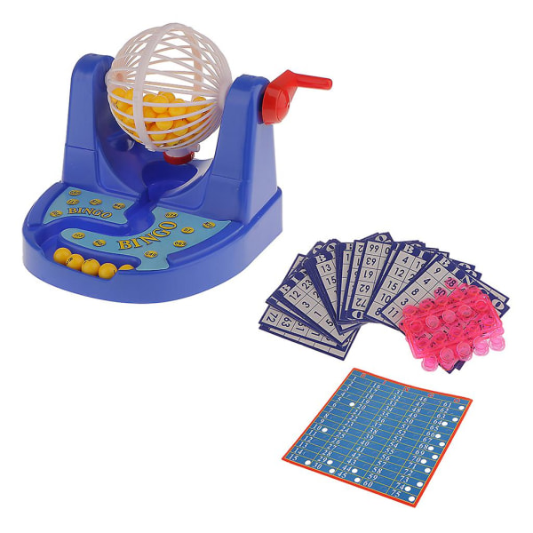 Hauska Mini Bingo -peli Bingo -kortti Pallosiru -kone Setti Perhejuhlat Lapset Lahja
