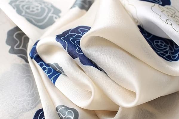 Sidenscarf Mullbärssilke Modescarfar Lång Lätt Sjal