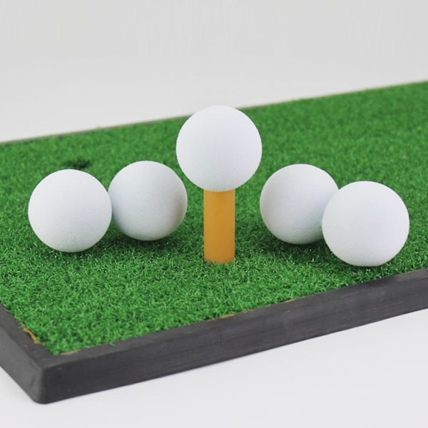 10 kpl golfpalloa käytännöllinen kestävä Eva Supersoft vaahtopallot ulkoilulajeihin_a_hf White