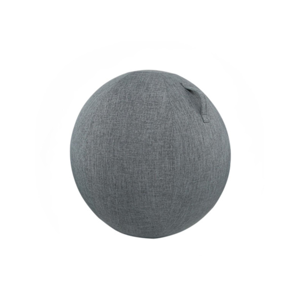 Dammsäker halkfri träningsboll i bomull och linne, praktisk fint stickad yogabollskydd för hemmet Dark Blue