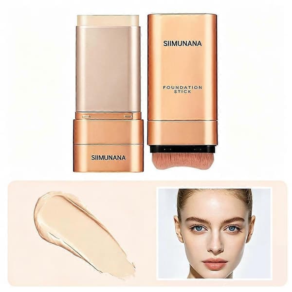 Foundation Stick Full Coverage Concealer Långvarig Vattentät Kontur IVORY 1pcs