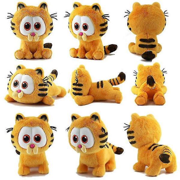Garfield Plyschleksak Fet Katt Plyschdocka Barn Födelsedagspresent Lying down