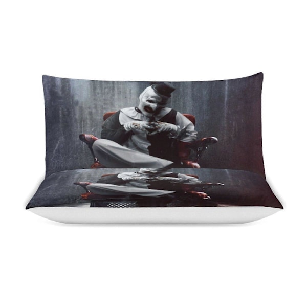 x438 Terrifier 3-delat Sängklädesset Varmt Och Bekvämt Mjukt Påslakanset med 1 Påslakan Och 2 Örngott för Sovrum b438 200x200cm 78x78in