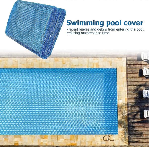 Rectangular Pool Mat, Heat Insulating Film for Pool Cover, Bubble Polyethylene Protection