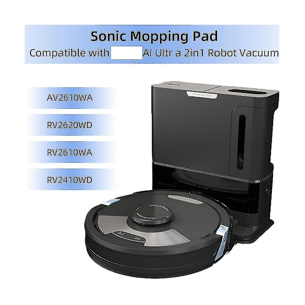 Rv2610wa -pölynimurin vaihtotyynyt, yhteensopivat Rv2610wa Av2610wa Ai Ultra 2-in-1 -robottipölynimurin kanssa