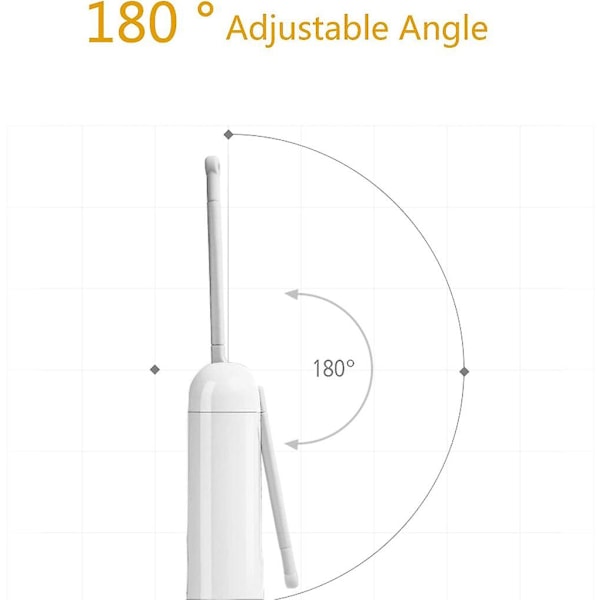 Ipx7 Vattentät Resebidet Med Automatisk Dekompressionslager Och Munstycke 180 Grader Justerbar 140ml Rosa pink