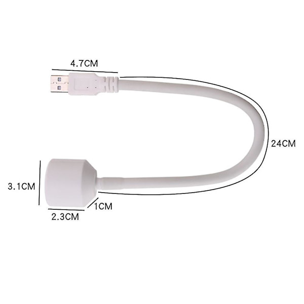 Eboxer Mobil Pcb Reparationsverktyg Led Uv Limhärdande Lampa Ultraviolett Ljus Usb-driven Med Klämma & Strömbrytare 3w