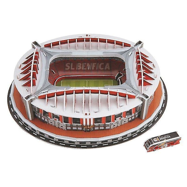 Mekaniska pussel 3d pussel benfica stadium fotbollsplan modell leksak