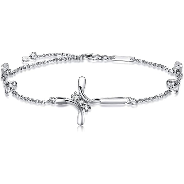 Elefant Ankelkæder / Armbånd / Halskæde Til Kvinder 925 Sterling Sølv Elefanter Smykker Anklet(Large Bracelet)