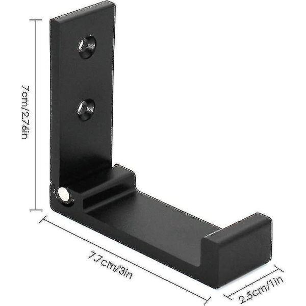 3-pak foldbare vægkroge, usynlige foldbare aluminium hovedtelefoner, frakker, tøj kroge til køkken, badeværelse