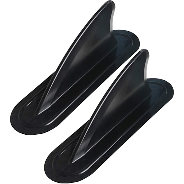2 stk små surfebrettfinner, padlebrettfinne, kajakkfinne, padlebrettfinne, bodyboardfinner, surffinner, bøyelig fleksibelt materiale 21x6,5x6,4 cm/8,27x2,5