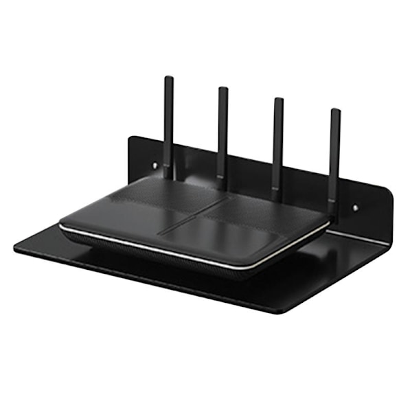 Floating Projector Wall Mount Shelf Security Camera Wall Shelf TV Boxes Router Floating Shelf Multifunctional Wall Mount Black 0.1