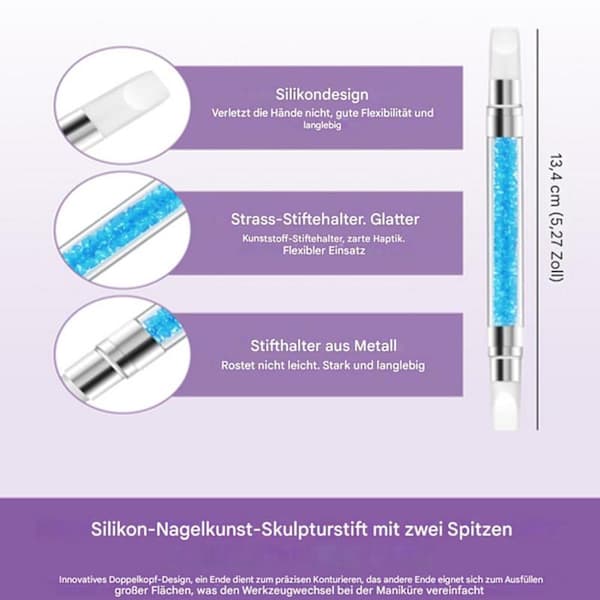Solid Sculpture Builder Gel - Multifunctional Clear Nail Extension Gel for Sculpting Patterns Nail Art Decoration 15ml