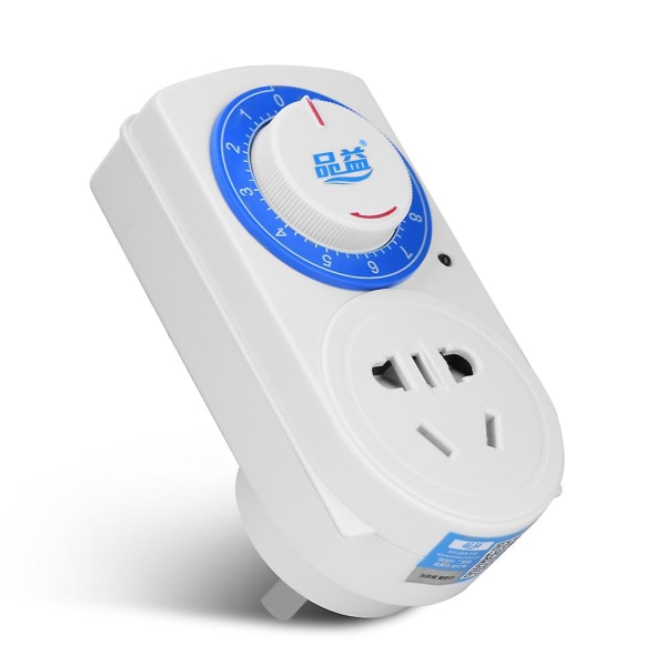 220v 10a Timer Socket Mekanisk Rotasjonstimer Bryter Socket Nedtelling Vegguttak Au Plugg