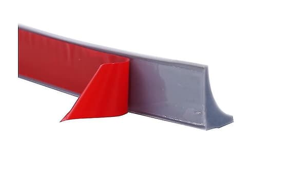 Dusjterskel Vannbarriere for Bad, Silikonsperre (Grå/200cm)