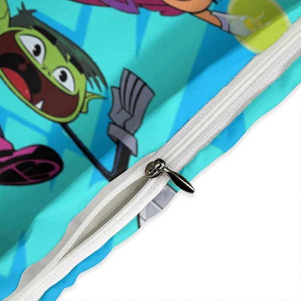 x311 Teen Titans Go 3-delat Sängklädesset Varmt Och Bekvämt Mjukt Påslakanset med 1 Påslakan Och 2 Örngott för Sovrum b311 135x200cm 53x78in