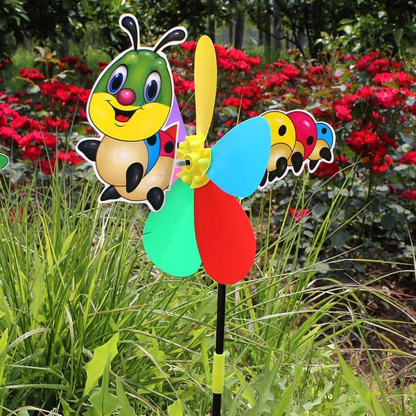 Sød DIY vindmøllelegetøj i PVC til børn - BoSaiD Ladybug