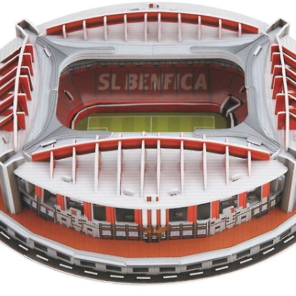 Mekaniske puslespill 3d puslespill benfica stadion fotballbane modell leketøy