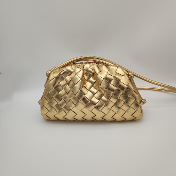 Molnrygsæk 2024 ny stil taske dame ko læder krøllet dumpling taske dame håndtaske skuldertaske MJ51 Lysegrøn Lysegrøn Lysegrøn Lysegrøn Light green 22*9*14cm