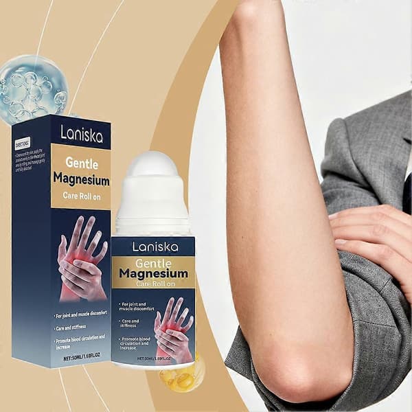 Nervsmärta Magnesium Massage Roll-On för led- och muskelbesvär Stelhet - 50 ml