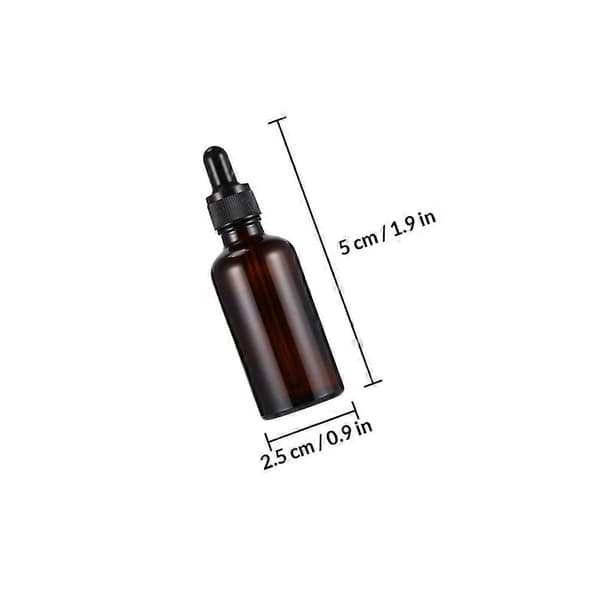 Eterisk oljeflasker kaffeglass for reise 10 stk dråpeflasker