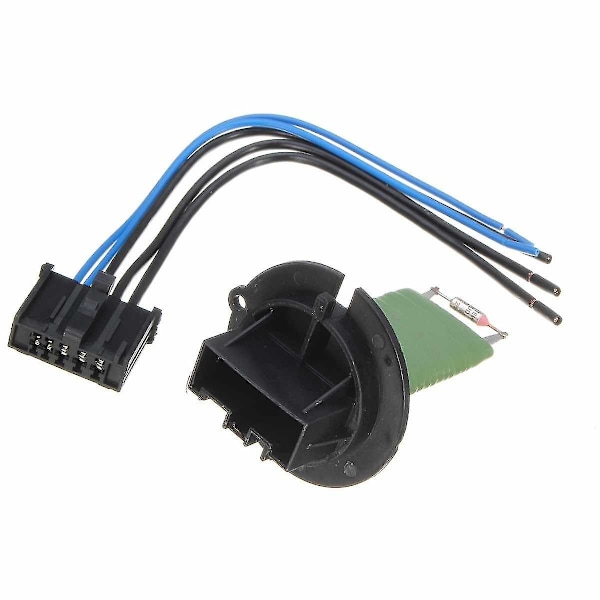Kompatibel Peugeot 206 307 Citroen C3 Xsara Fläkt/värmare Motor Resistor+kablage Line 6450jp 6445zl 6445kl