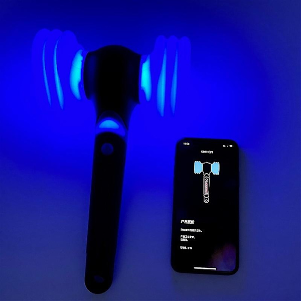 Kpop Bp Lightstick Ver.2 Med Bluetooth Korea Light Stick Lampe Konsertlampe Hiphop Fest Flash Fluorescerende Leker Fans Kolleksjon No  Bluetooth