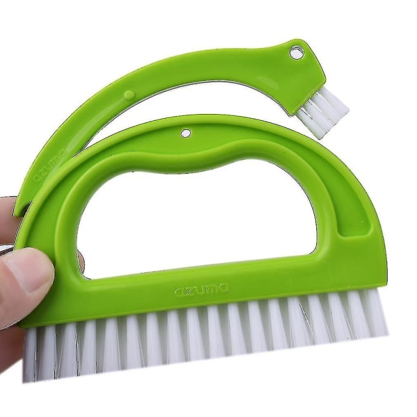 (2 In 1) Tile Brush Suitable For Grouting Brushes For Other Areas Around The Bathtub In The Bathroom, Kitchen, Shower, Sink