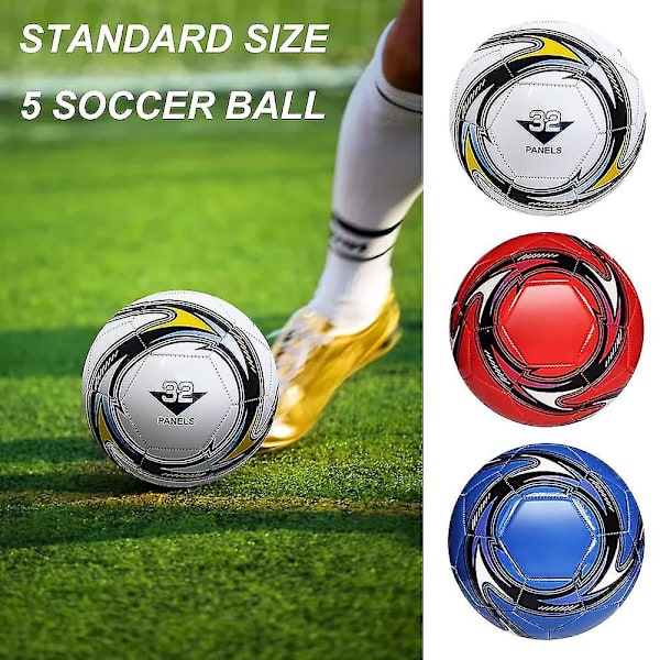 Standard størrelse 5 fodbold lækagesikker campus fodbold slidstærk White