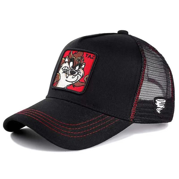 Unisex Tegneserie Bugs Bunny Road Runner Tasmansk Djævel Mesh Djævel Må Hare Baseball Cap Justerbar Mesh Snapback Hat C