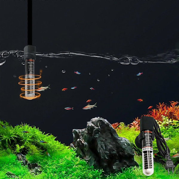 Miniakvarievärmare 25 för 1-10 gallon tank intelligent konstant temperatur 26 grader värmeelement liten akvarium fisk tank sköldpadda tank mini termostat A